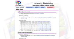 Desktop Screenshot of builds.unitime.org