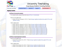 Tablet Screenshot of builds.unitime.org
